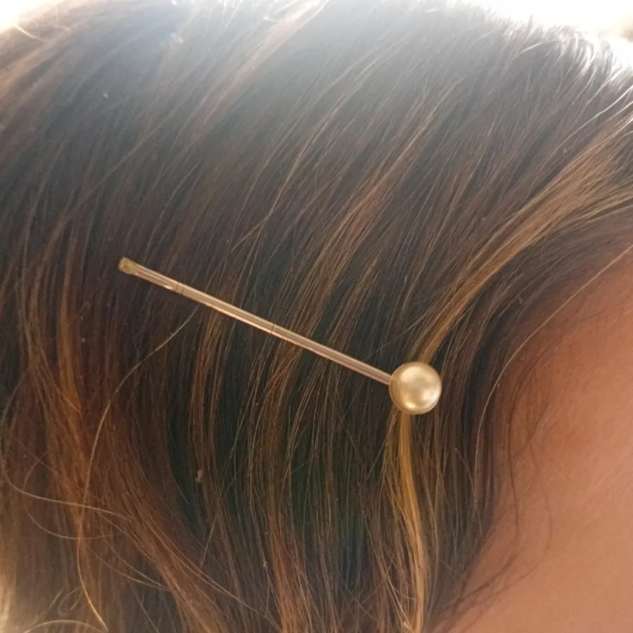 سنجاق استیل با مروارید