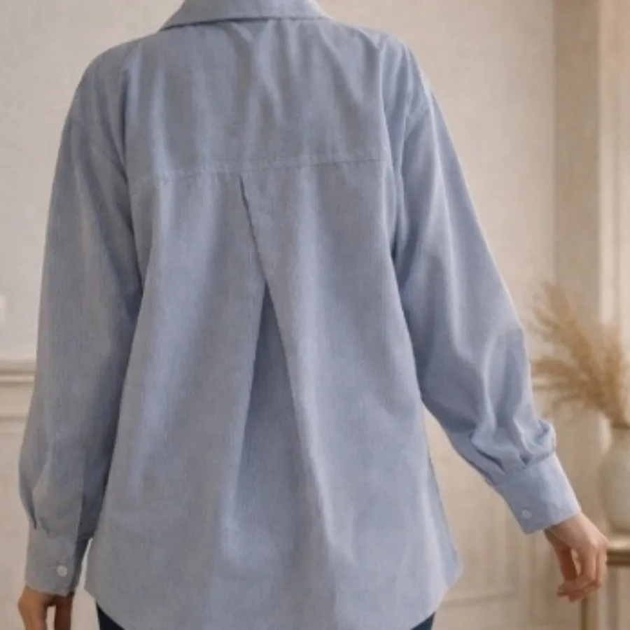 شومیز ابی راه راه ترند