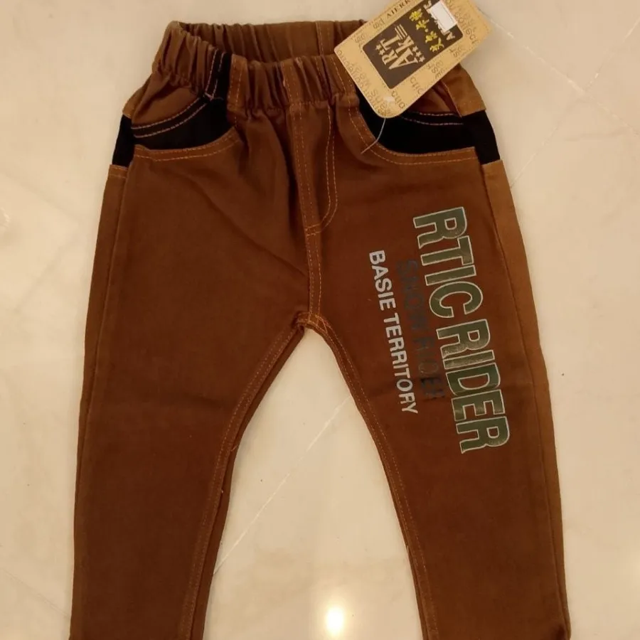 شلوار کتان کمر کش