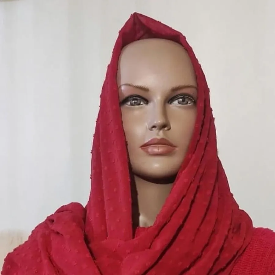 شال کرپ حریر