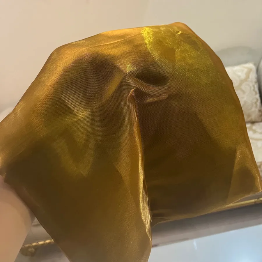 پارچه شاین طلایی برنزی