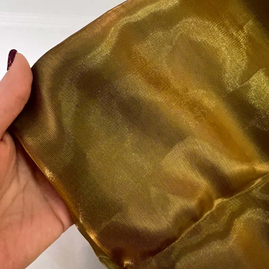 پارچه شاین طلایی برنزی