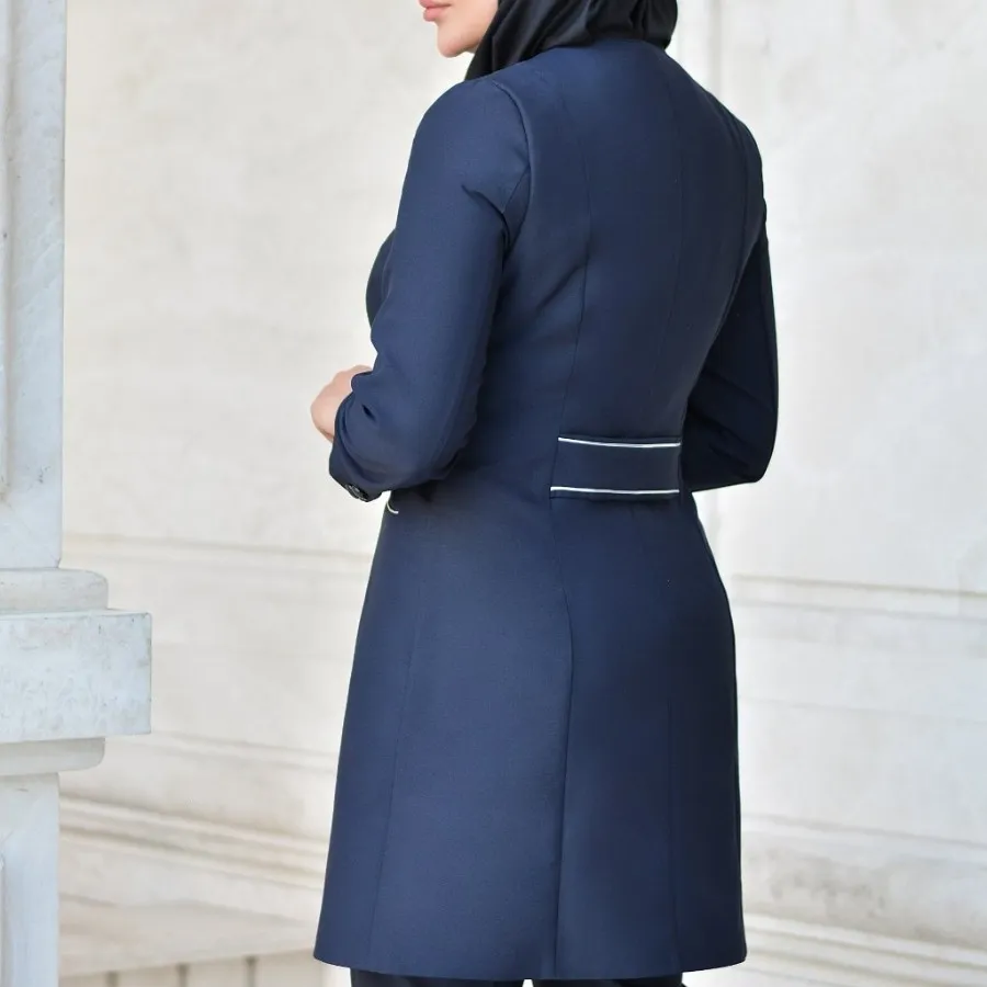 مانتو و شلوار اداری سورمه