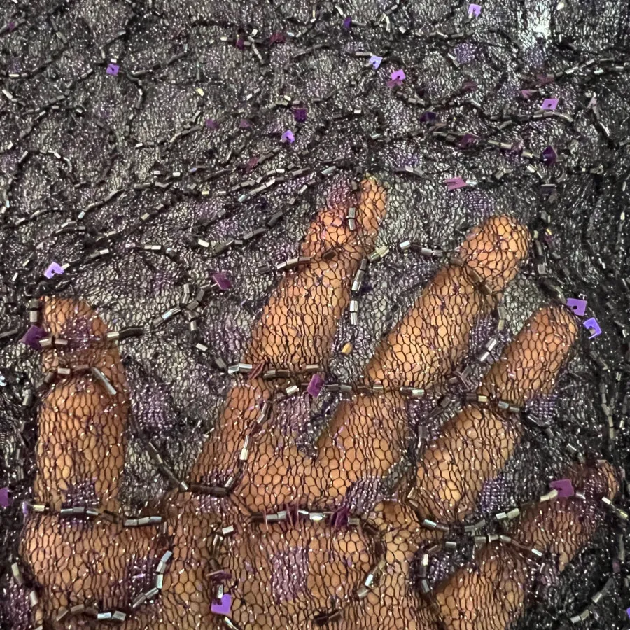 پارچه سنگ دوزی