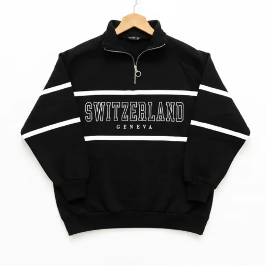 دورس سویشرت نیم زیپ ترک