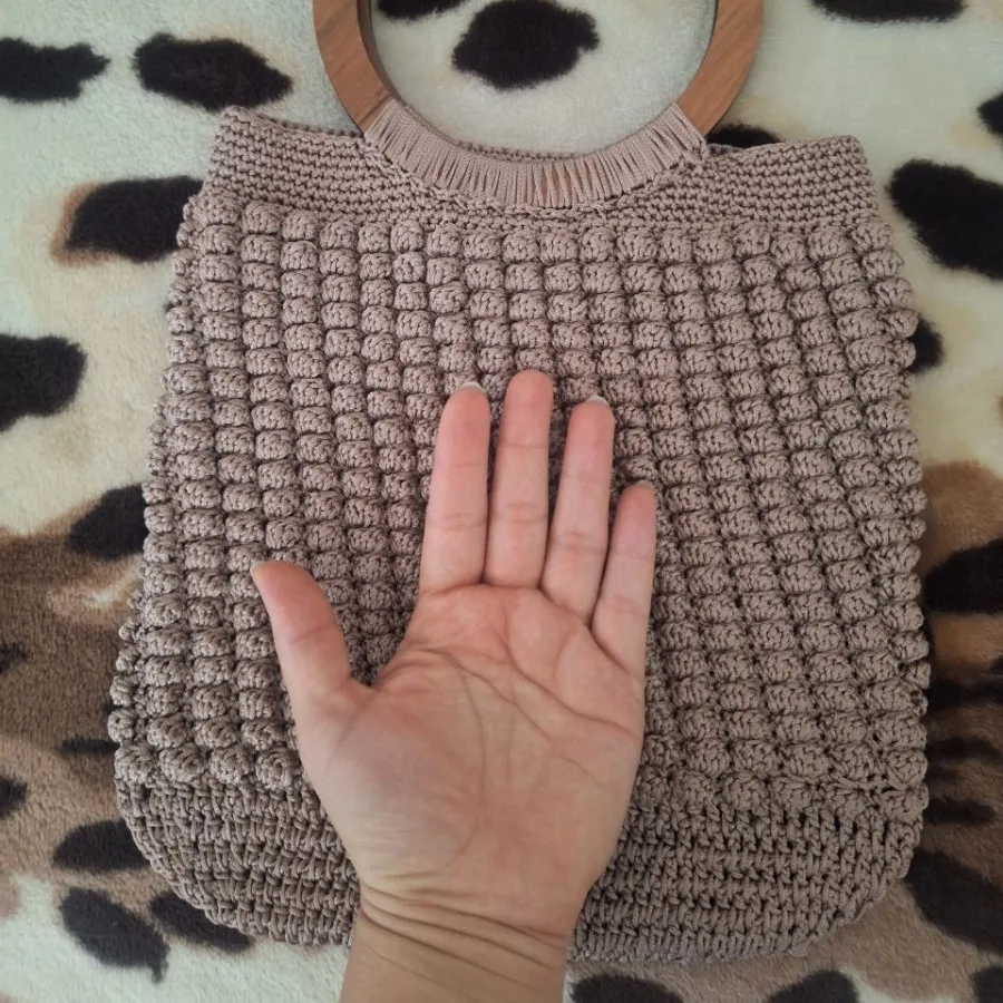 کیف دستبافت مکرومه بافی