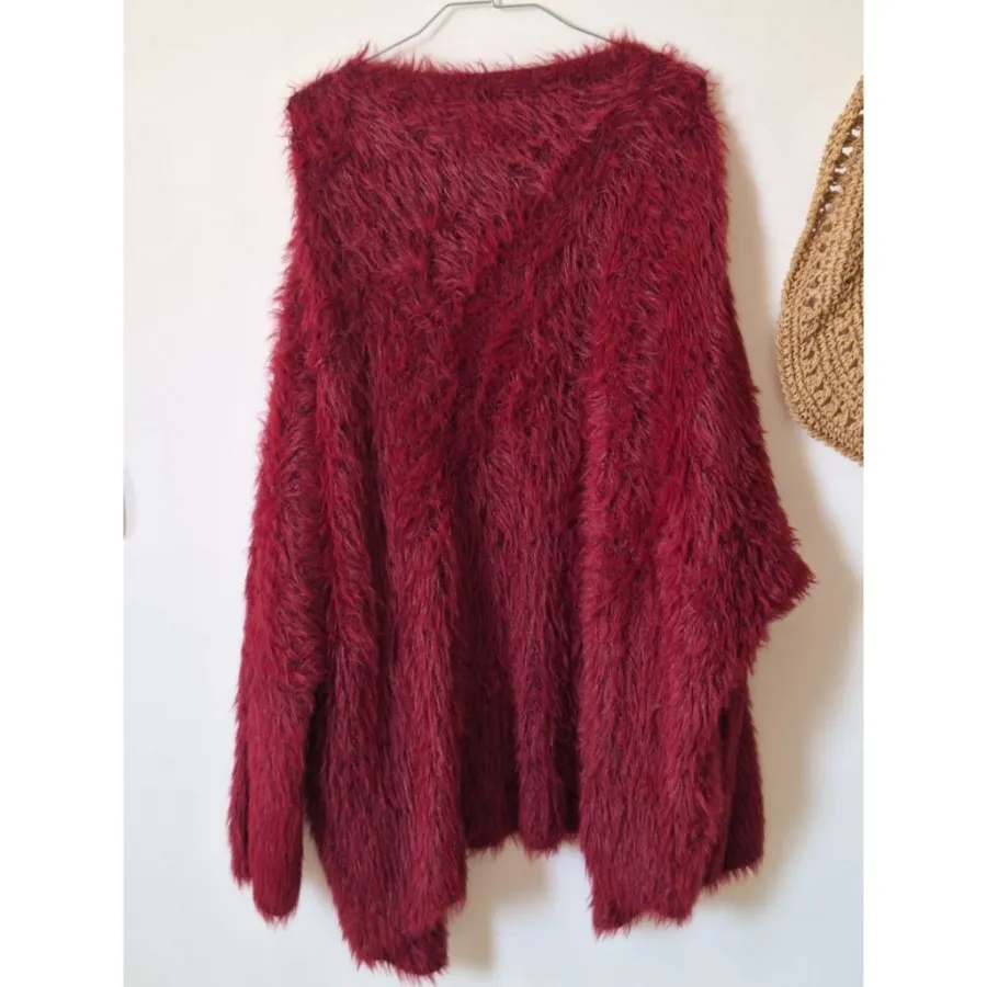 رویه بافت موهر زرشکی