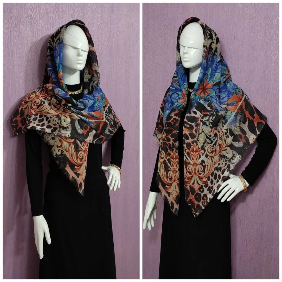 روسری نخی قواره بزرگ