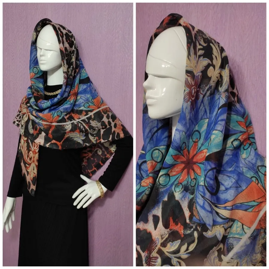 روسری نخی قواره بزرگ