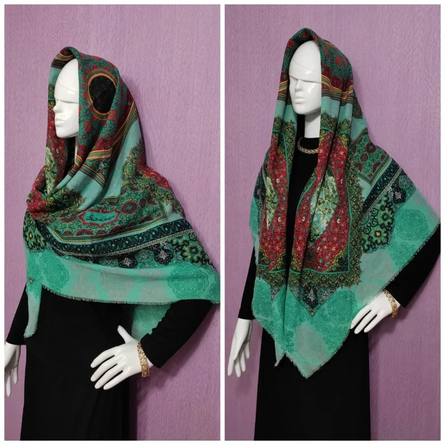 روسری نخی قواره بزرگ