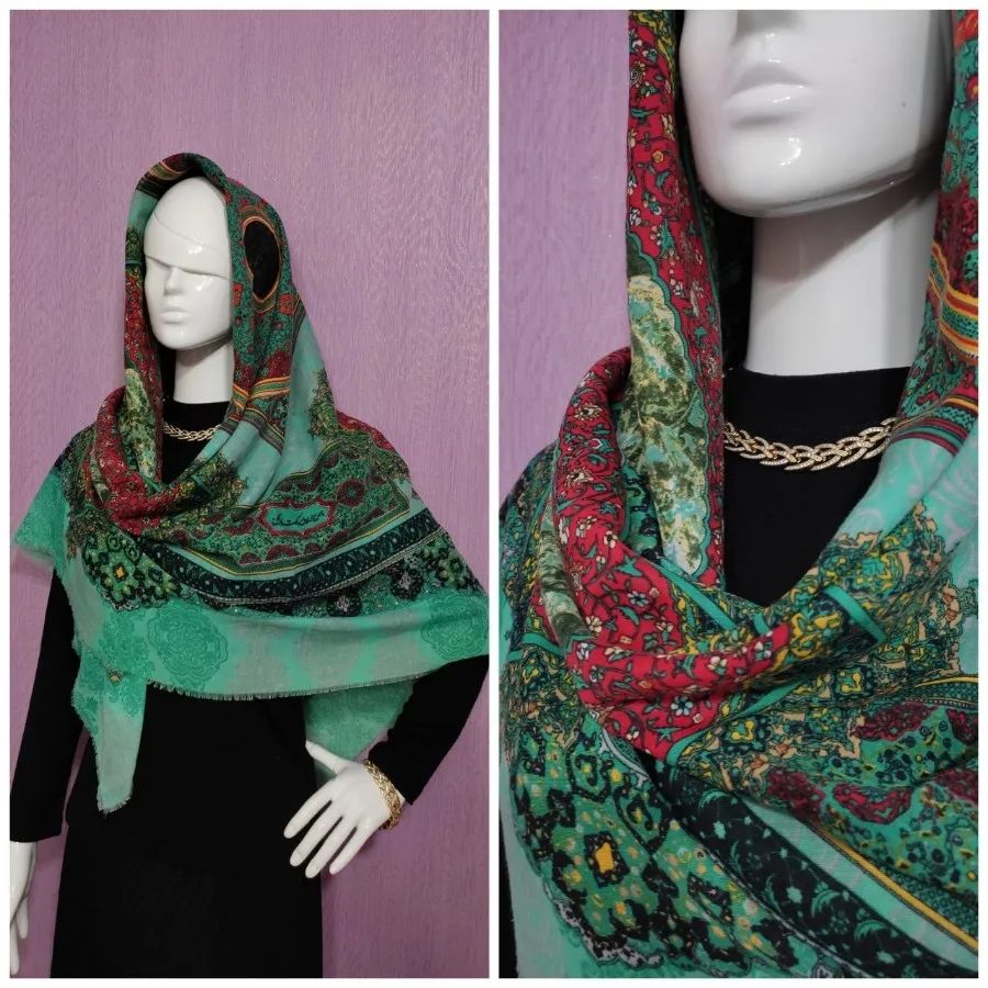 روسری نخی قواره بزرگ