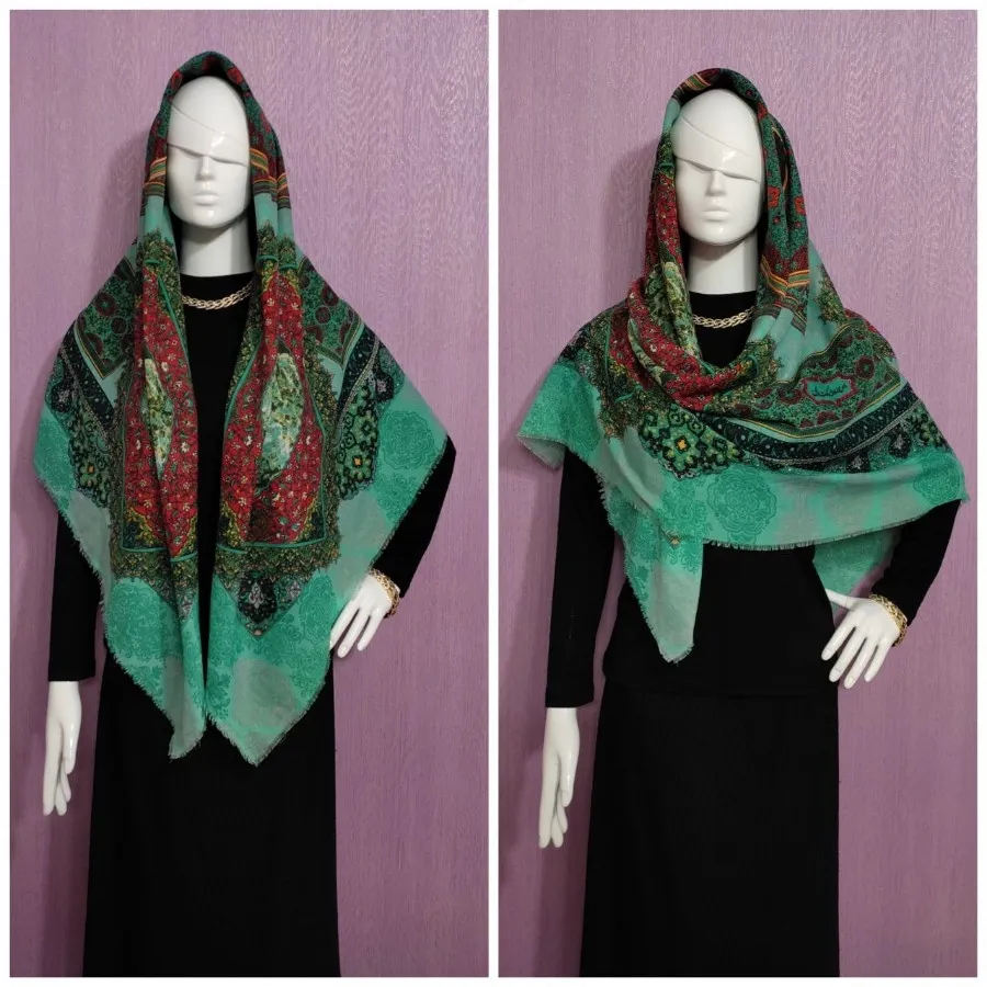 روسری نخی قواره بزرگ