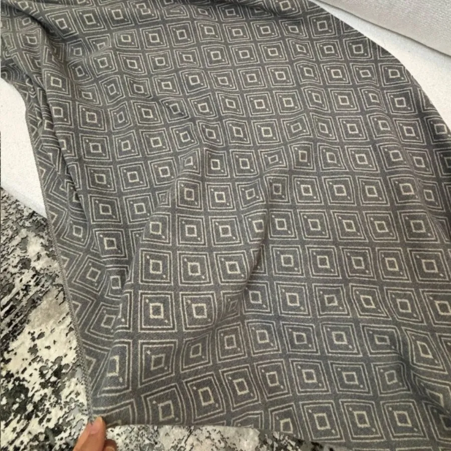 شال دو رو طوسی