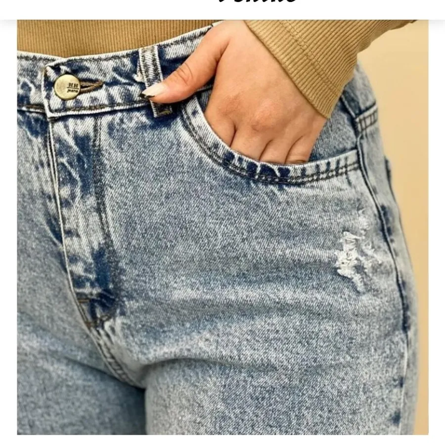 شلوار جین مام استایل