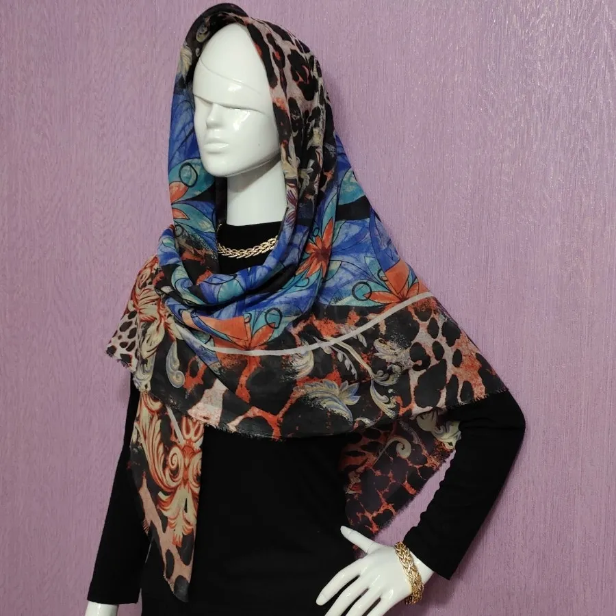 روسری نخی قواره بزرگ