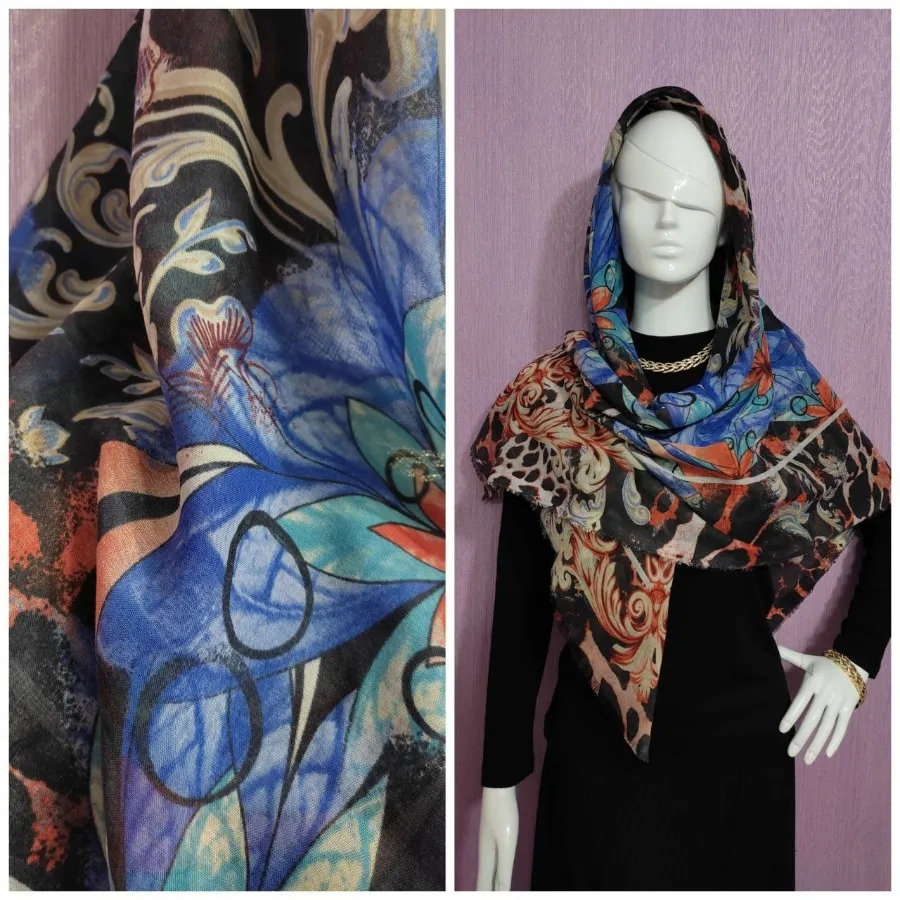 روسری نخی قواره بزرگ