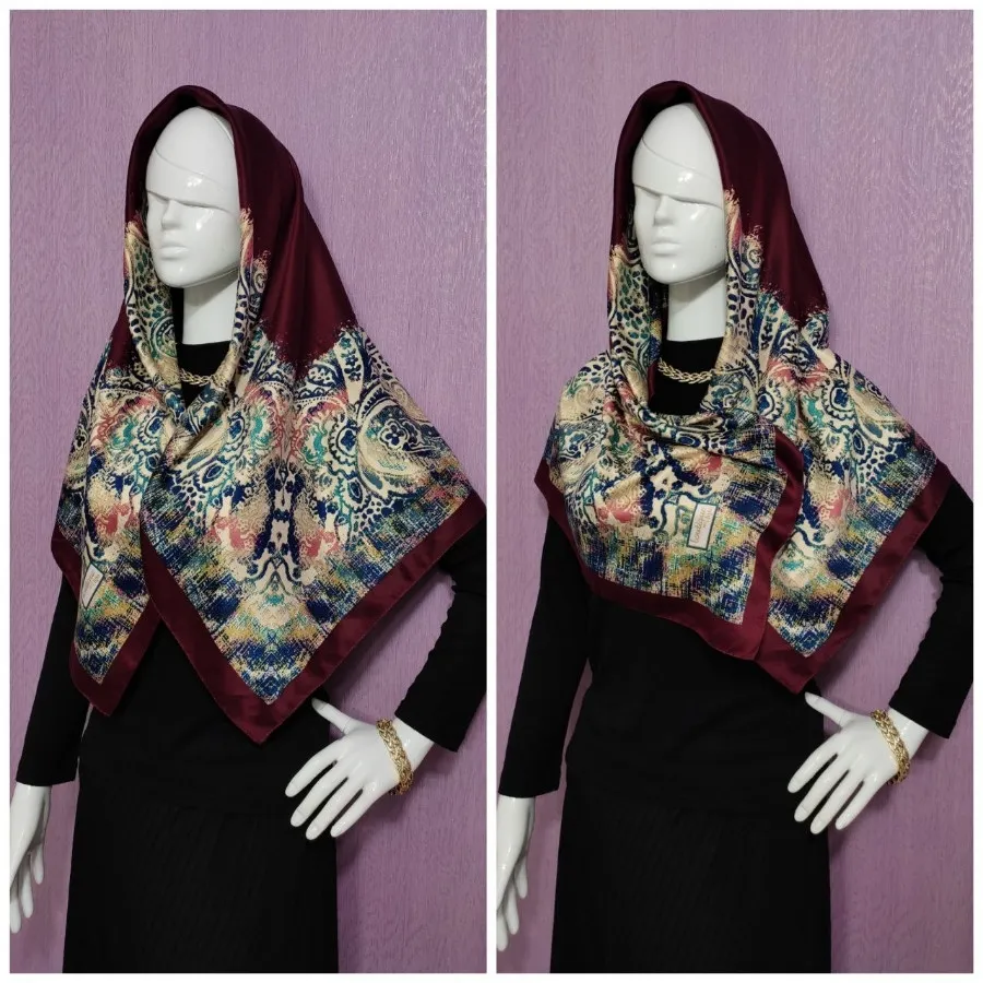 روسری ساتن خارجی