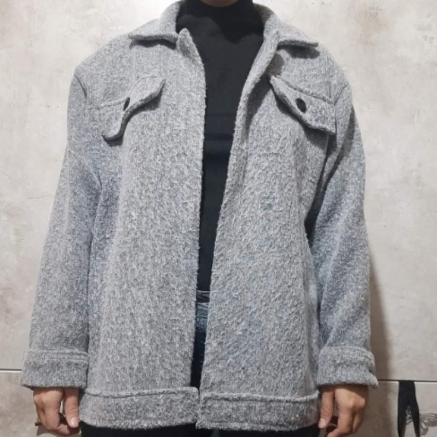 کت بدون آستر طوسی