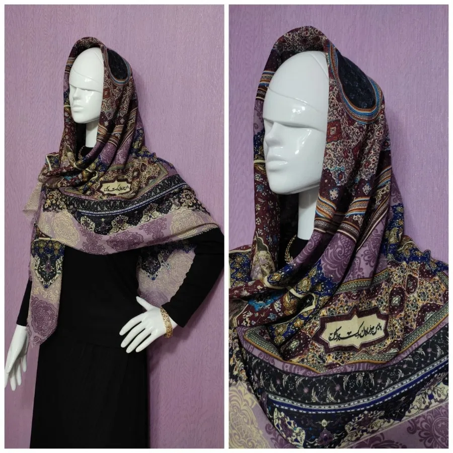 روسری نخی قواره بزرگ