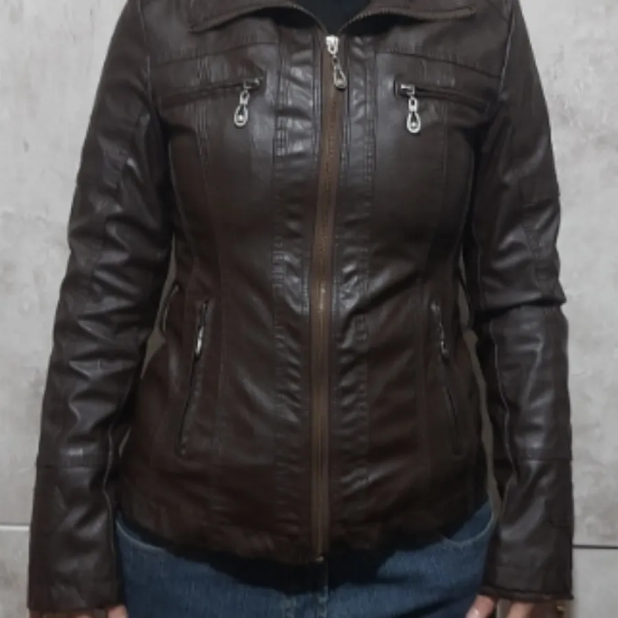 کاپشن قهوه ای سوخته