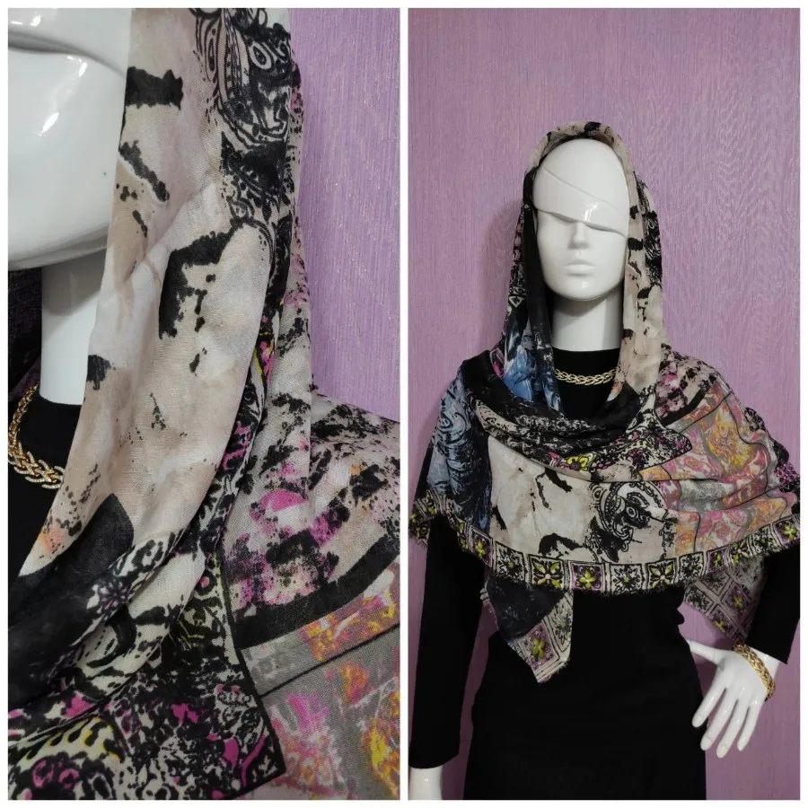 روسری نخی قواره بزرگ