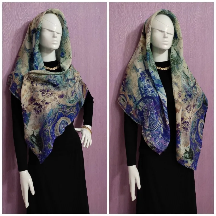 روسری نخی قواره بزرگ