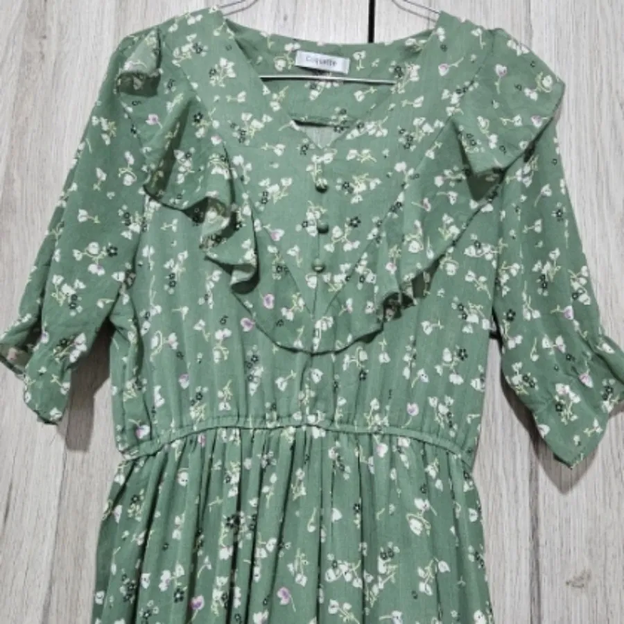 پیراهن حریر گل دار