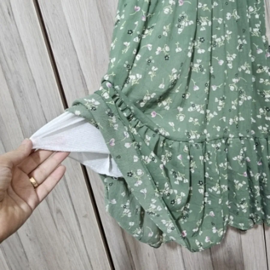 پیراهن حریر گل دار