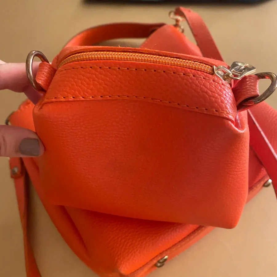 کیف نارنجی دوتایی