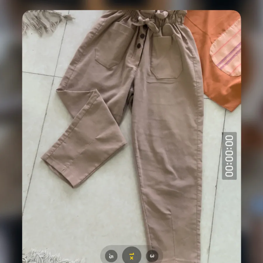 شومیز باکسی و شلوار مام