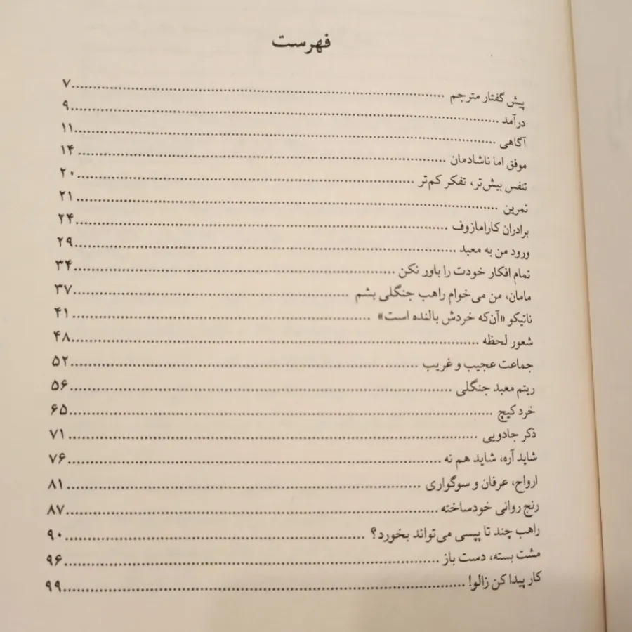 آرامش به سبک راهب جنگلی