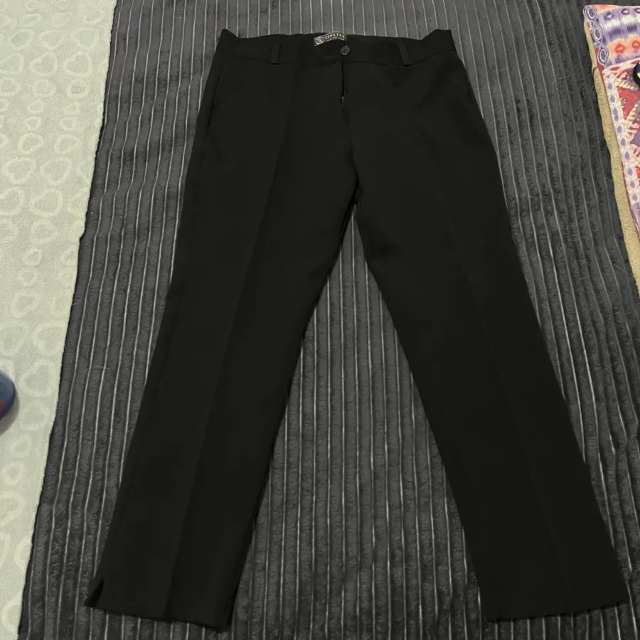 شلوار مام استایل پارچه ای