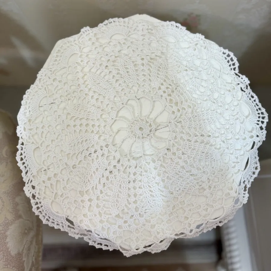 رومیزی قلاب بافی