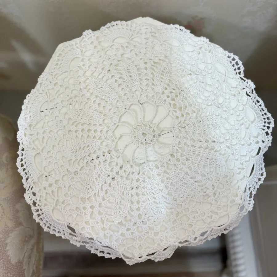 رومیزی قلاب بافی