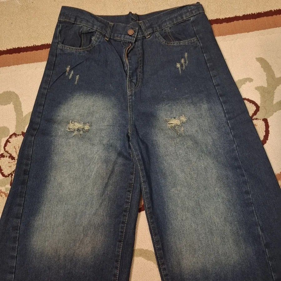 شلوار شافل بگ جین