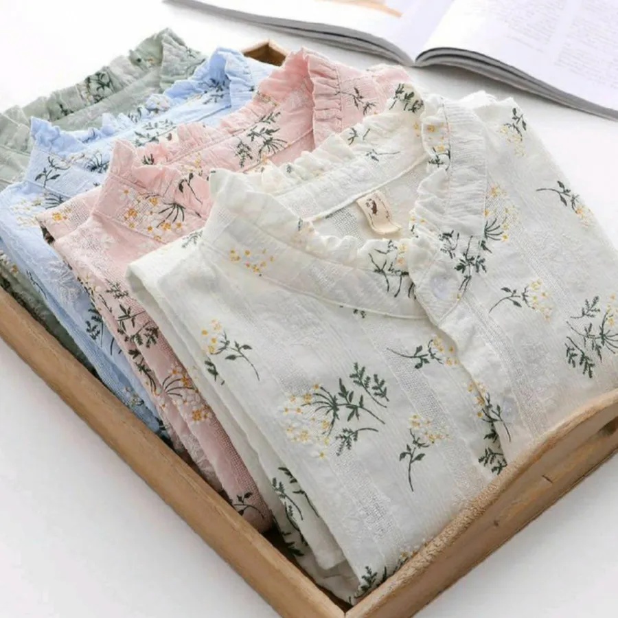 شومیز گل بابونه خامه دوزی