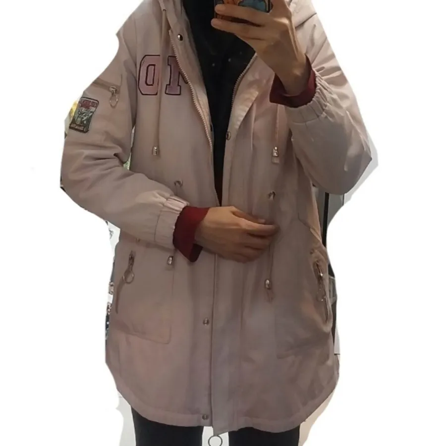 کاپشن صورتی خارجی