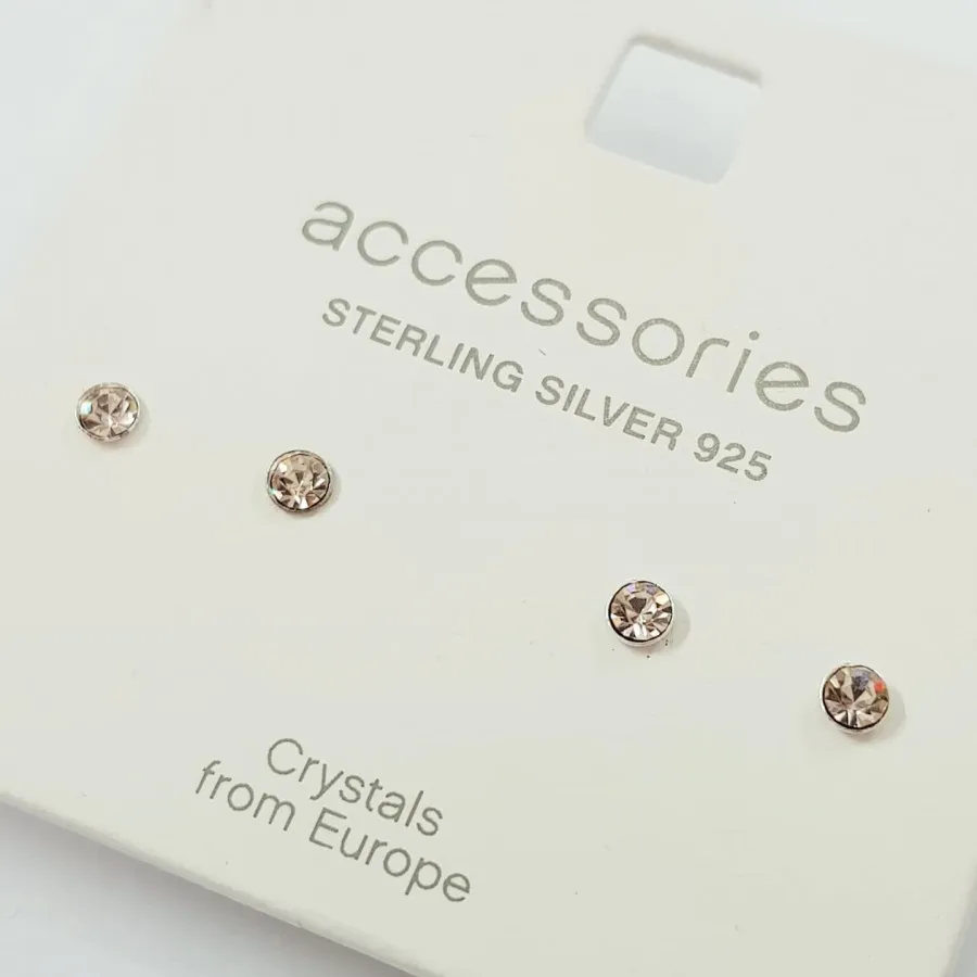 پک گوشواره گلگوش نقره 925