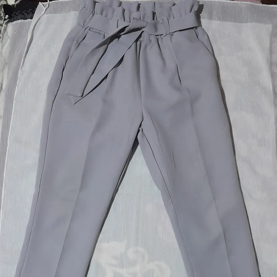 شلوار مازراتی کمرکش طوسی