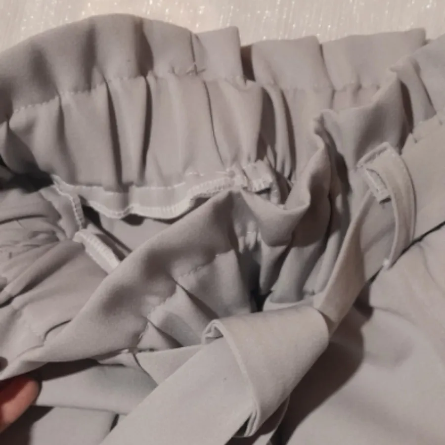 شلوار مازراتی کمرکش طوسی