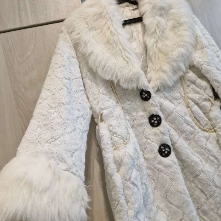 پالتو مجلسی سفید زنانه