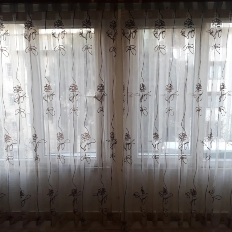 پرده حریر 2×150