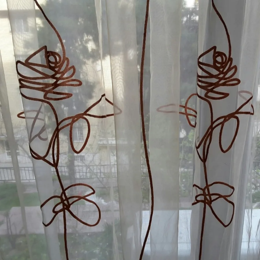 پرده حریر 2×150