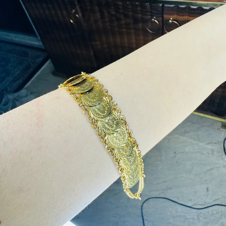 دستبند سکه ای سنتی