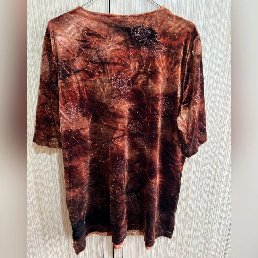 بلوز مخمل Canda سایز بزرگ