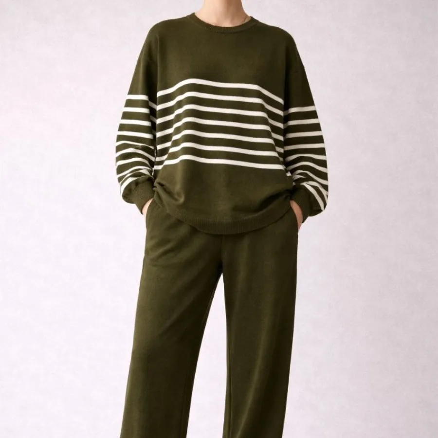 ست بلوزشلوار بافت گرم