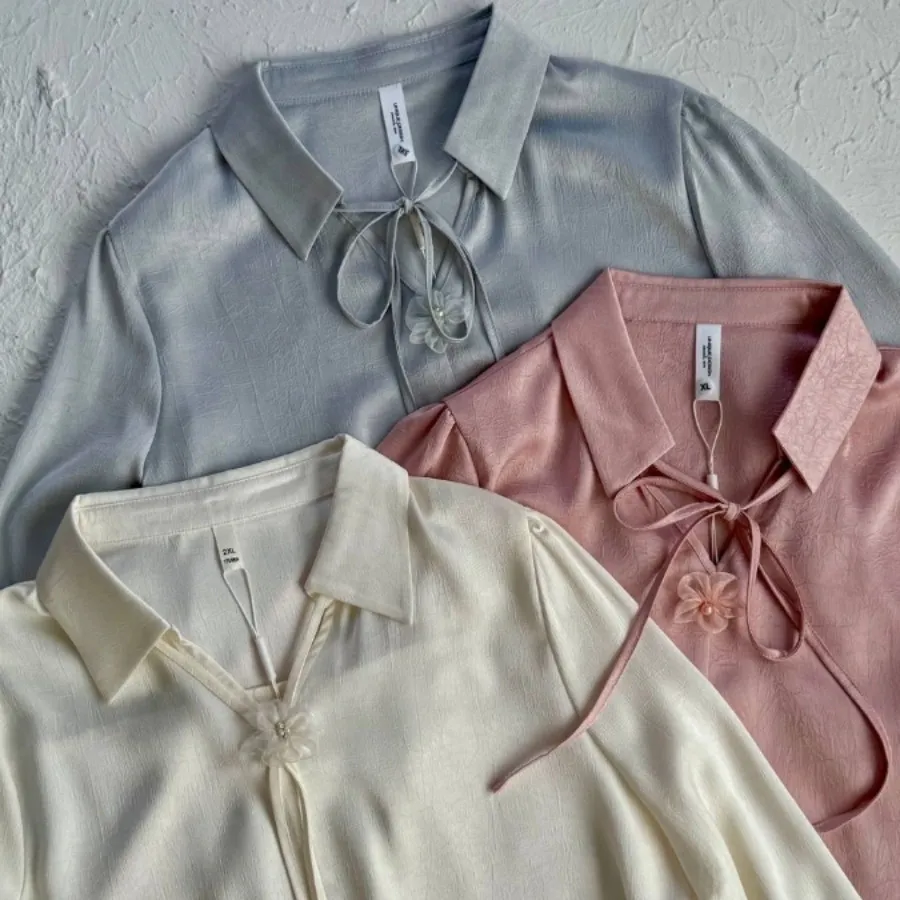 شومیز جنس ساتن  شیک