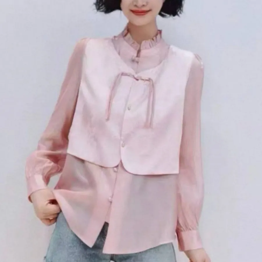 شومیز جنس حریروساتن