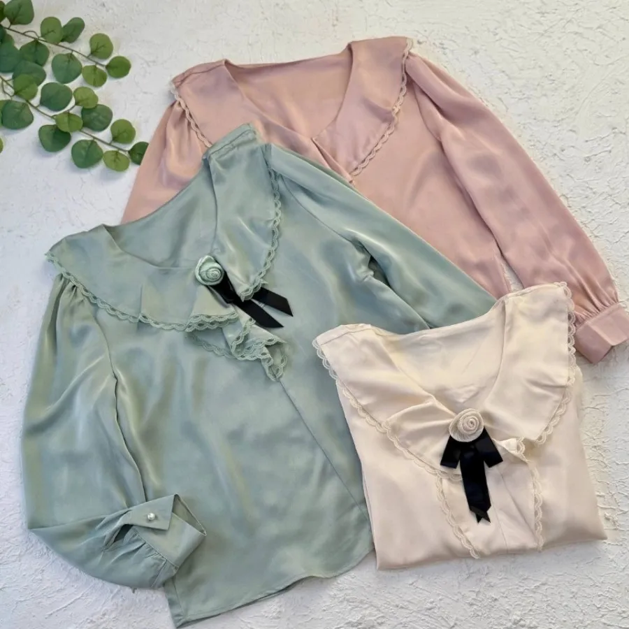 شومیزجنس ساتن شیک