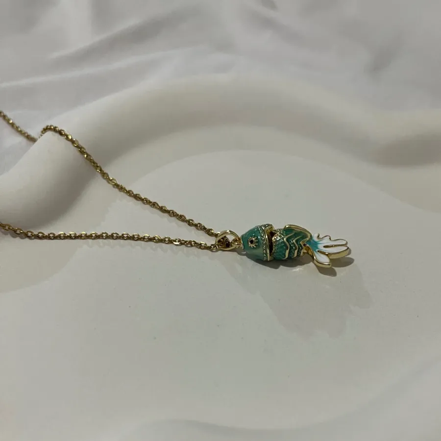 گردنبند سه بعدی ماهی